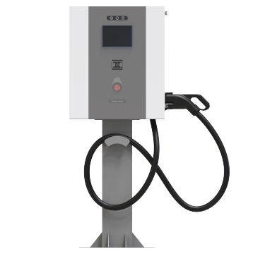 Outdoor weather-resistant column charging device