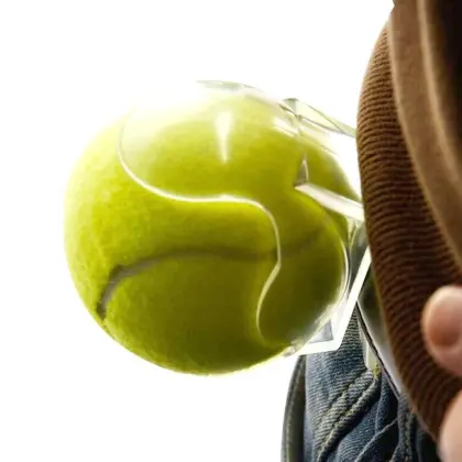 1Pcs Tennis Clip Professional Tennis Waist Clip Transparent Clip Tennis Training Equipment Tennis Ball Accessories