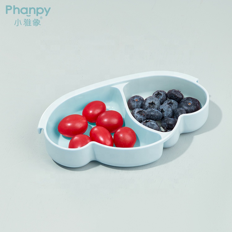 Baby Silicone Dinner Plate With Suction-Cloud Shape