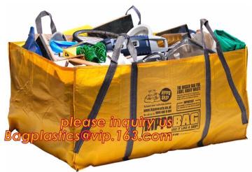 Dumpster skip bag, bagster, skip bags, dumpster bags, Waste management bags