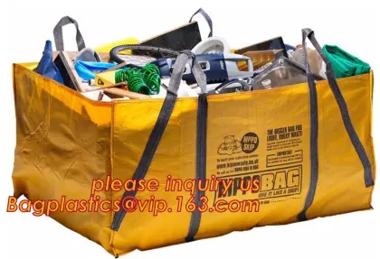 construction waste skip bag pp bulk bag fibc bag, Skip Big Bags, waste skip bag/pp bulk bag fibc bag