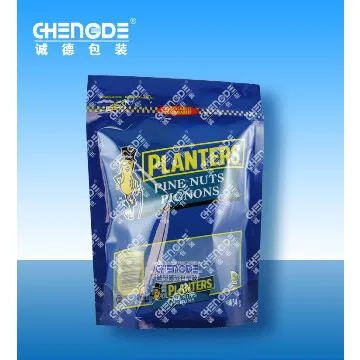 zipper packaging for peanuts