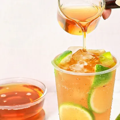 Golden Lemon Fruit Tea Pearl Milk Tea Syrup 2.5 kg