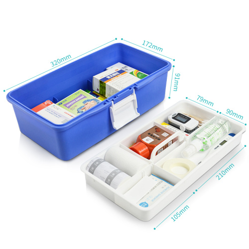 Medical portable plastic professional health care case