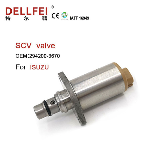 Válvula de control de succión diesel de Isuzu 294200-3670