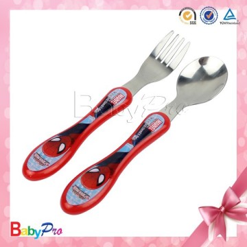 2015 Baby Products Stainless Steel Spoon & Fork Set For Wholesale