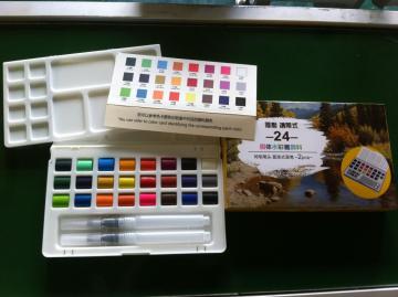 Solid water color painting