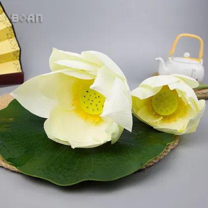 Artificial Silk Lotus Flower for Floral Decoration
