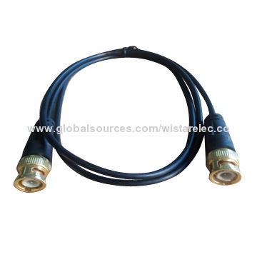 Coaxial cable, RG59/3C2V/RG6, with special plug, different lengths are available