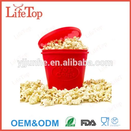 Homemade No Oil Needed Silicone Microwave Popcorn Maker