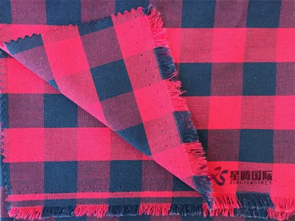 Yarn Dyed Cotton Double Face Check Shirt Fabrics