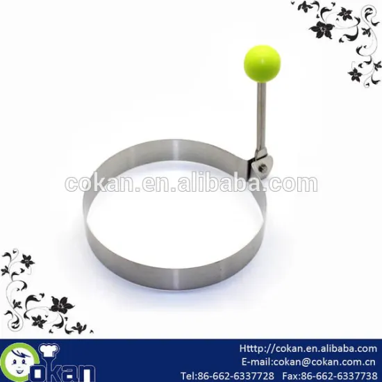 Round Shape Stainless Steel Egg Ring,Pancake Ring,Egg Former CK-EF070