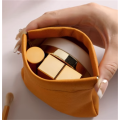 Yellow-brown Shrapnel Waterproof Mini Makeup Bag