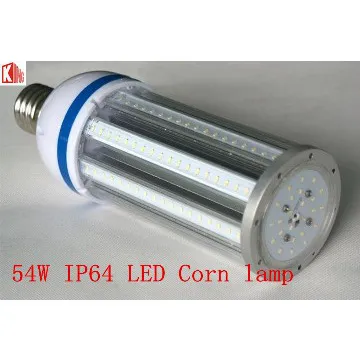 hot sale IP64 E40/E39/E27/E26 54W LED Corn bulb corn lamp
