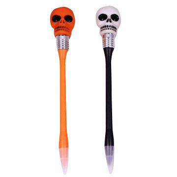 Light bulb head series ball pens with skull head