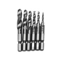 Metric Sprial Flute Machine Taps drill bits set