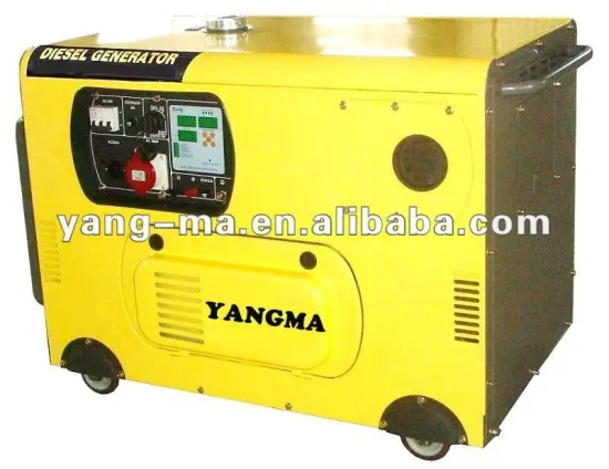 model 10GF-LDE, V-TWINs air cooled engine power electric 10kw silent diesel generator set