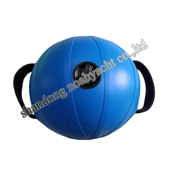 Water filled fitness ball for exercise