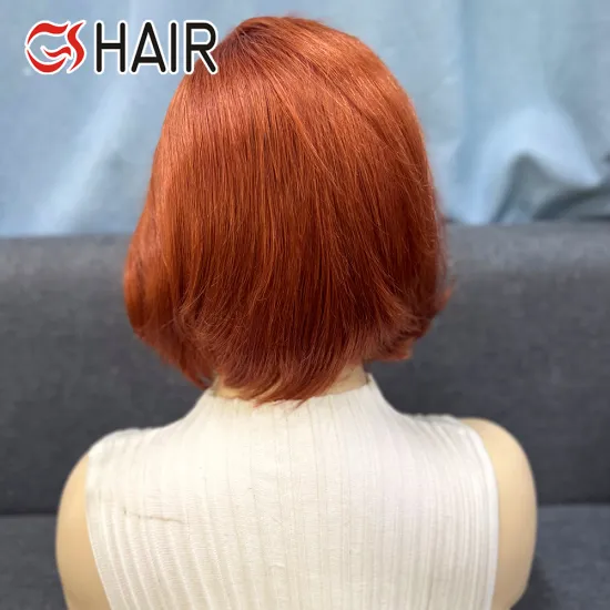 Pre-Plucked Brazilian Human Hair Pixie Wig with Transparent Lace Frontal