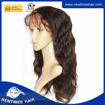 Stock Human Hair Full Lace Wig