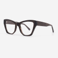 Bevelling Cat eye Acetate Female Optical Frames 23A3184