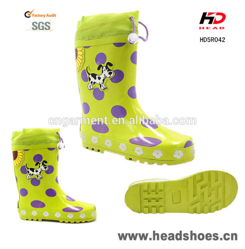 2016 Spring new PVC jelly kids rain boots