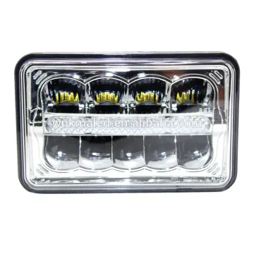 Truck Accessories 4X6 Headlamp replacement DC 10V 30V Square 45W Led Headlight