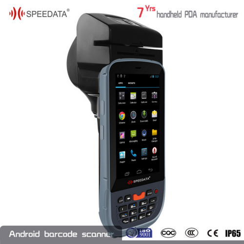 android4.4 handheld fingerprint scanner with printer multiple modules customizations all in one for industrial solutions