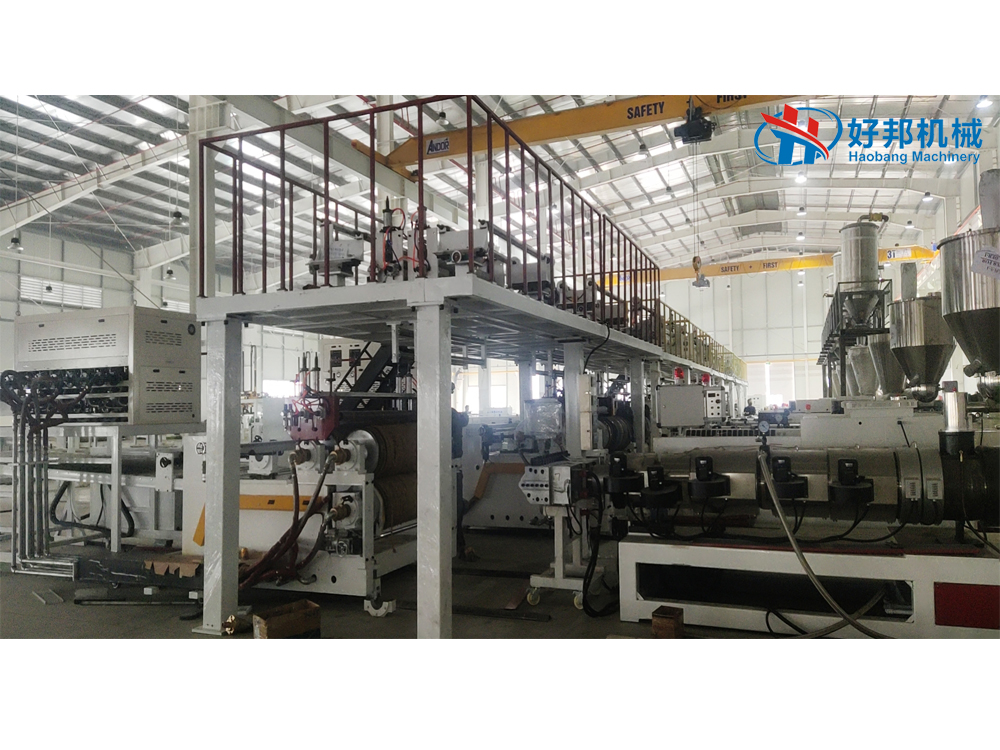 High capacity SPC Flooring Sheet Machine Line