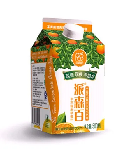 NFC juice gable top carton filling machine