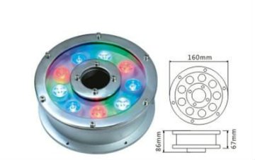 9W High Quality LED Light Underwater IP67