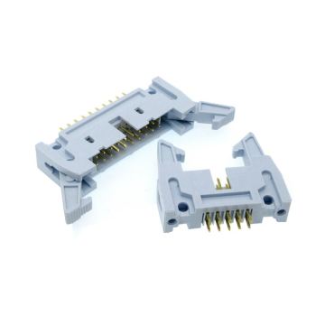 DC2-2.54mm Gold-Plated PCB Connectors - 6P to 64P Straight and Elbow Sockets