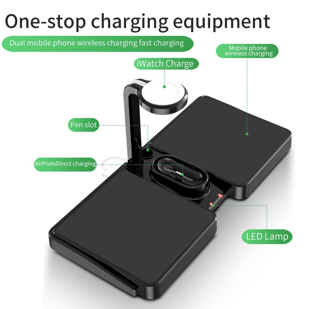 Smart Multi-funtions 4 in 1 Wireless Charger