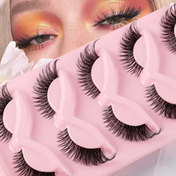 Free Packaging High Quality 3D Naturel False Eyelashes
