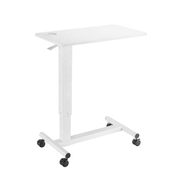 Modern Mobile Height-Adjustable Office Bedside Table Laptop Cart with Gas Spring