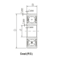 Tiefe dünnwandige Rillenkugellager-SSS6903