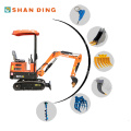 China EURO V STANDARD 1 TON MINI EXCAVATOR Manufactory