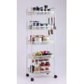 Large Storage Capacity Trolley with Lockable Wheels