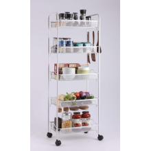 Large Storage Capacity Trolley with Lockable Wheels