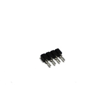 4P black single row female connector