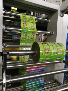 Laminated tinplate with color printing and laser effect