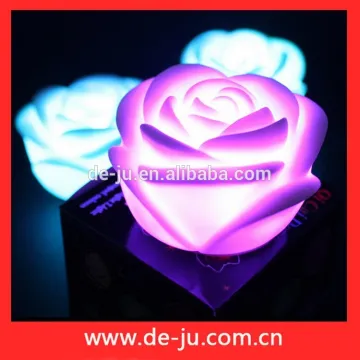 Desk Decoration Rose Gift Electric Flower Lights