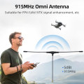 915Mhz T şekli Drone görüntü aktarım anteni