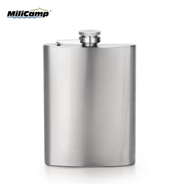 Stainless Steel Camping Wine Pot - 16oz Hip Flask