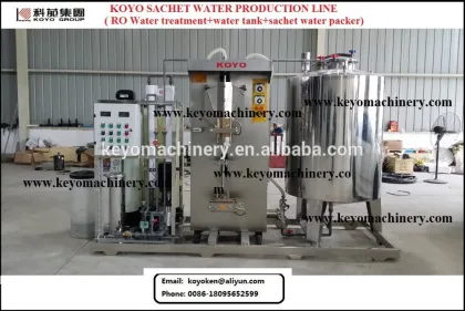 koyo sachet water production line/KOYO water machines/KOYO XYliquid packer