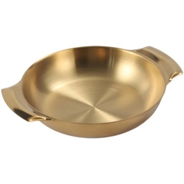 Stainless Steel Korean Gold Ramen Pot