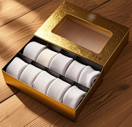 Sock packaging box design