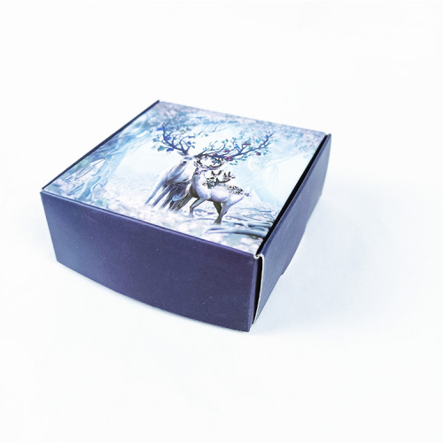 Small coated paper packaging gift box