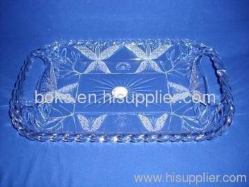 Square Plastic Fruit Plate Tray 