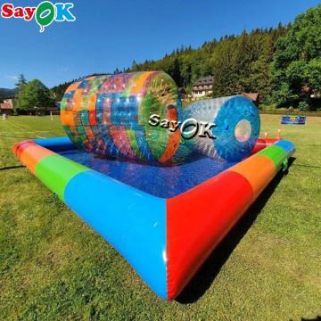 Customized Inflatable Water Roller Zorb: TPU Inflate Floating Water Walking Wheel
